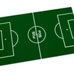 Campo calcio balilla cartoncino
